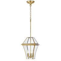 Telbix Rye 27cm Pendant Light Solid Brass