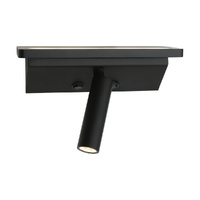Cougar Scania 2 Light Led Wall Light Black