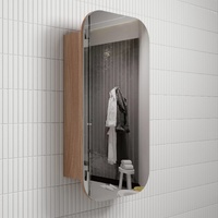 Aulic Vienna Oval Shaving Cabinet Mia Timber 450mm