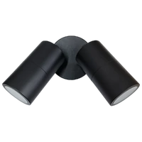 SAL Bondi Adjustable Twin Wall Light Black