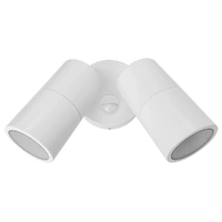 SAL Bondi Adjustable Twin Wall Light with Sensor White