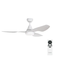 ThreeSixty Simplicity 45 Inch DC Ceiling Fan White with 18W LED Light