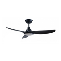 Ventair Skyfan DC 1300 Ceiling Fan Black with Light