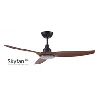 Ventair Skyfan DC 1300 Ceiling Fan Teak with Light