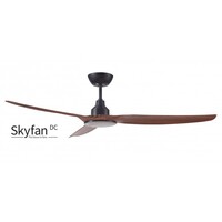 Ventair Skyfan DC 1500 Ceiling Fan Teak with Light