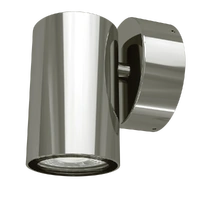 SAL Bondi II Down Wall Light Aluminium Stainless