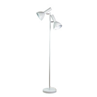Oriel Vespa Twin Floor Lamp White