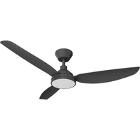 Calibo Sora 48" DC Ceiling Fan with LED Light Wall Control and Remote Black