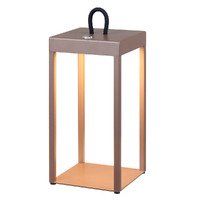Telbix Sotra 3W LED Rechargeable Table Lamp Brown