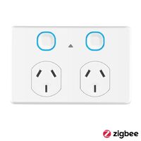 Mercator Smart Double Power Point White Zigbee