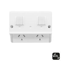 Mercator Smart Outdoor 4 Outlet Weatherproof Powerpoint IP54 WIFI (Kit of 2x2 Outlets)