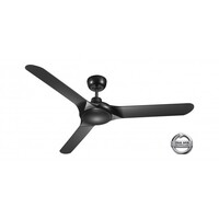 Ventair Spyda 1250 3-Blade Ceiling Fan Black