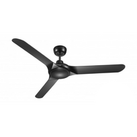 Ventair Spyda 1250 3-Blade Ceiling Fan Black
