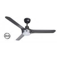 Ventair Spyda 1250 3-Blade Ceiling Fan Titanium with Light