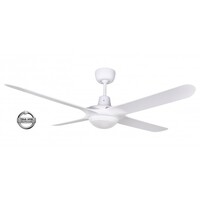 Ventair Spyda 1250 4-Blade Ceiling Fan White with Light