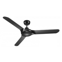 Ventair Spyda 1400 3-Blade Ceiling Fan Black