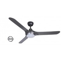 Ventair Spyda 1400 3-Blade Ceiling Fan Titanium with Light