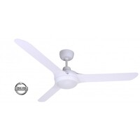 Ventair Spyda 1400 3-Blade Ceiling Fan Teak with Light