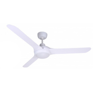 Ventair Spyda 1400 3-Blade Ceiling Fan Teak with Light