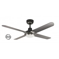 Ventair Spyda 1400 4-Blade Ceiling Fan Titanium with Light