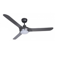 Ventair Spyda 1570 3-Blade Ceiling Fan Titanium with Light