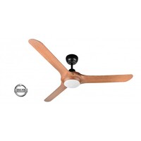 Ventair Spyda 1570 3-Blade Ceiling Fan Teak with Light