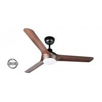 Ventair Spyda 1570 3-Blade Ceiling Fan Walnut with Light