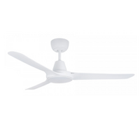 Ventair Spyda EC 50" 3 Blade LED Ceiling Fan White