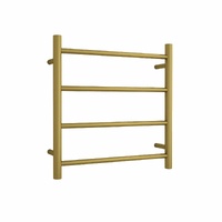 Thermorail SR25MBG Brushed Gold Round Ladder Heated Towel Rail