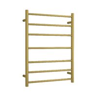 Thermorail SR44MBG Brushed Gold Round Ladder Heated Towel Rail