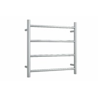 Thermorail SRB2512 12V Brushed Round Ladder Heated Towel Rail