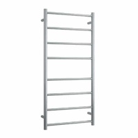 Thermorail SRB27M Brushed Straight Round Ladder Heated Towel Rail