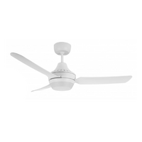 Ventair Stanza 1200 Ceiling Fan White with B22 Light