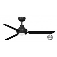 Ventair Stanza 1400 Ceiling Fan Black with LED Light 