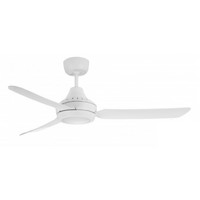 Ventair Stanza 1400 Ceiling Fan White with LED Light 