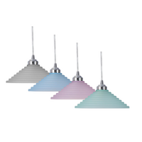Domus Step-30 Art Deco Stepped Glass Pendant