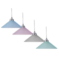 Domus Step-35 Art Deco Stepped Glass Pendant