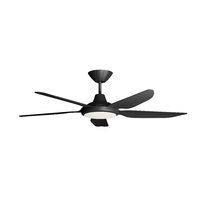 AeroDC Airborne Storm Ceiling Fan 48" with Light BK