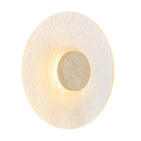 Telbix Tavia Beige Travertine 3W LED Wall Light