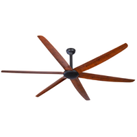 Hunter Pacific The BIG FAN 86" Fan Matt Black/Oak