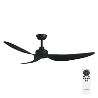 ThreeSixty Trinity 56" 39W DC Ceiling Fan Black