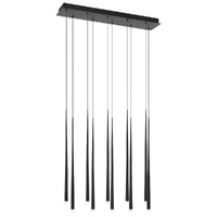 Telbix Trina PE10B-BK Black 10 Light LED Pendant Light 3000K