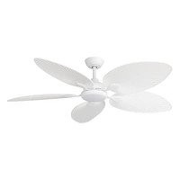 ThreeSixty Tropicana 56 Inch DC Ceiling Fan Matte White with 24W LED Light