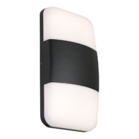 Cougar Umina Twin Exterior Wall Light Black