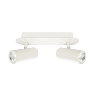 Cougar Lighting Urban 2 Light LED Rail Spotlight White