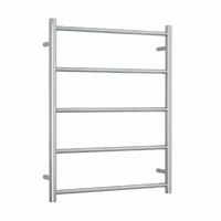 Thermorail USR54 Straight Round Polished Non-Heated Ladder Towel Rail