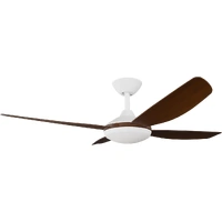 Calibo Vanga 48" DC Smart Ceiling Fan with LED Light and Remote Control White/Koa