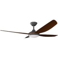Calibo Vanga 52" DC Fan with 20W CCT LED Light Black/Koa