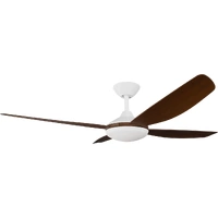 Calibo Vanga 52" DC Smart Ceiling Fan with LED Light and Remote Control White/Koa