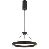 Telbix Vantel 40cm 26W CCT LED Pendant Light Black